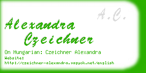 alexandra czeichner business card